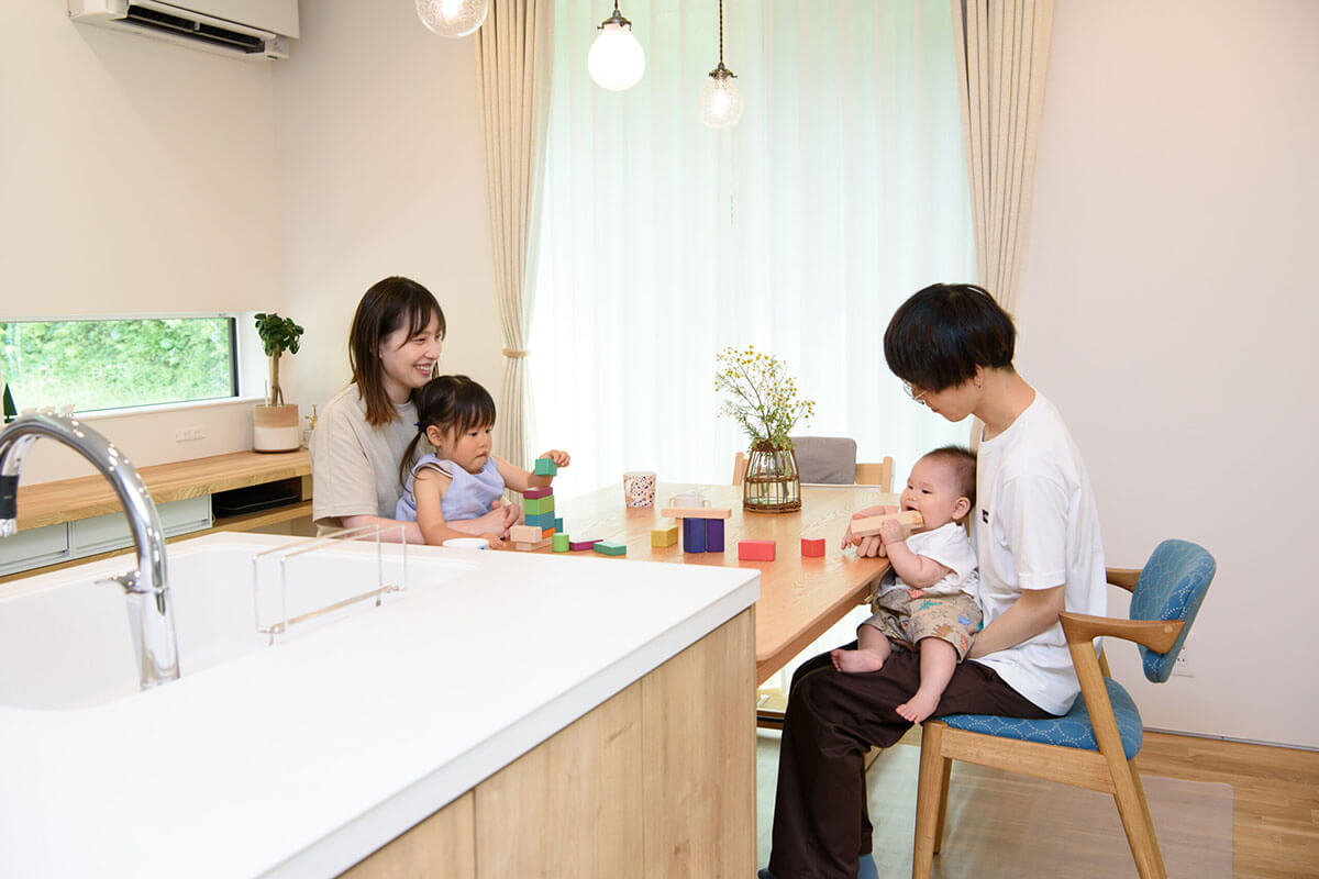 家族の暮らしに合った間取りプラン