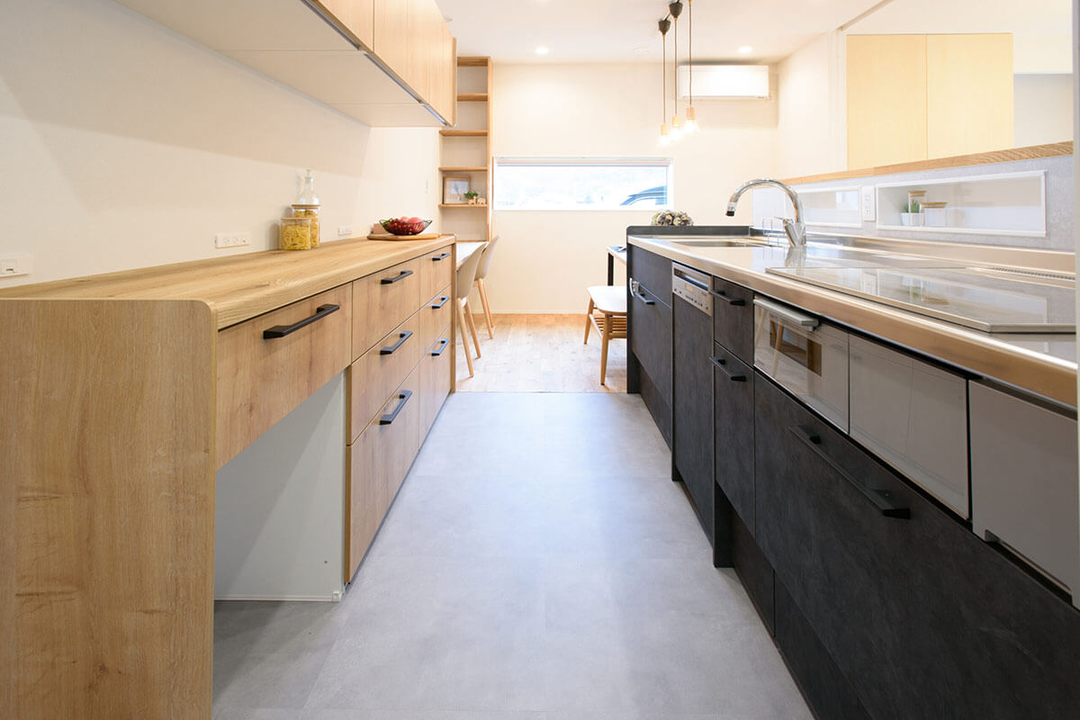 シンプルな生活導線で暮らしやすい